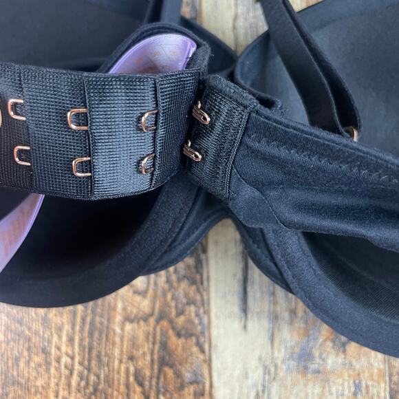 Savage X Fenty by Rihanna Women's 32C Caviar Black Soft N Savage Padded Demi Bra - Picture 11 of 16